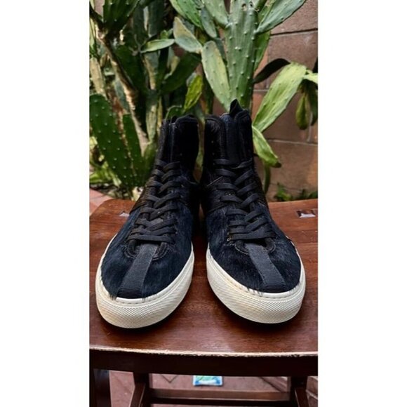 Daniel Patrick Men's Hightop Black Shoes Size 10 Pre-Owned! - Picture 1 of 8